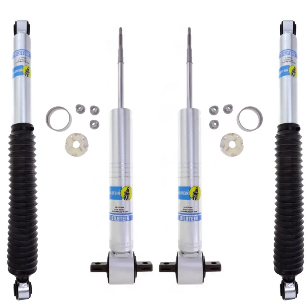 Bilstein B8 5100 0-2.5" Front, Rear Lift shocks For 2019-2020 Chevrolet Silverado 1500 2WD/4WD