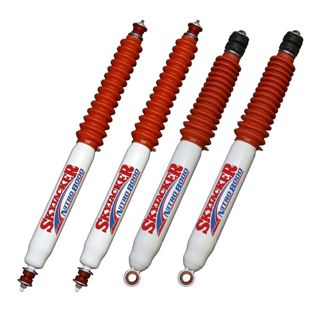 77.5-79 Ford F250 Low Boy 4WD 5-7" Front 3.5-6" Rear Lift Skyjacker Nitro Shocks