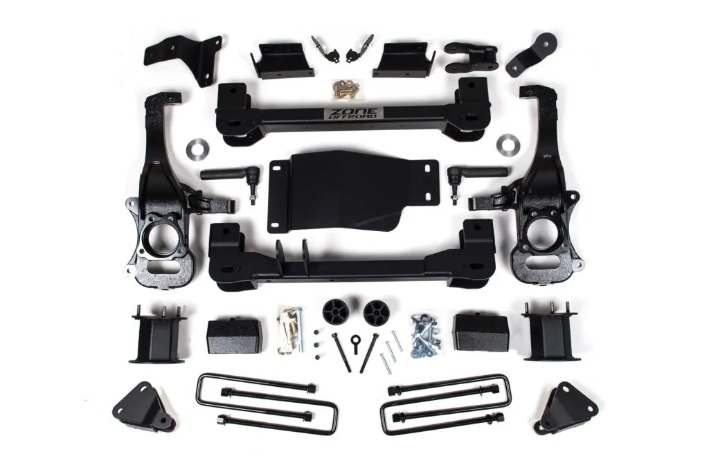 Zone Offroad 4" IFS Lift Kit For 2019-2020 GMC 1500 Pickup Denali 4WD