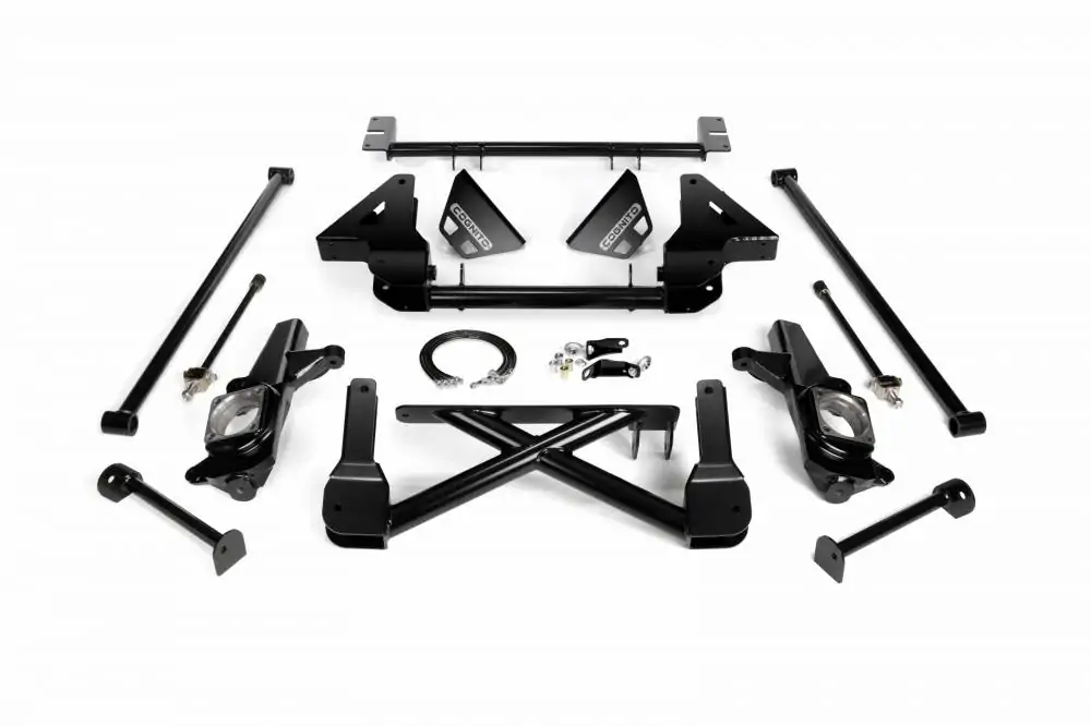 Cognito 10-12 Inch Front Suspension Lift Kit For 01-07 Silverado/Sierra 1500HD-3500HD 2WD 01-13 2500 2WD SUVS Sae Thread OE Brake Lines