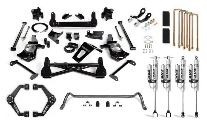 Cognito 7-Inch Performance Lift Kit with Fox PSRR 2.0 for 11-19 Silverado/Sierra 2500/3500 2WD/4WD