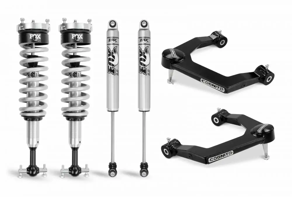 Cognito 3 Inch Performance Uniball Leveling Kit With Fox PS Coilover 2.0 IFP For 19-20 Silverado/Sierra 1500