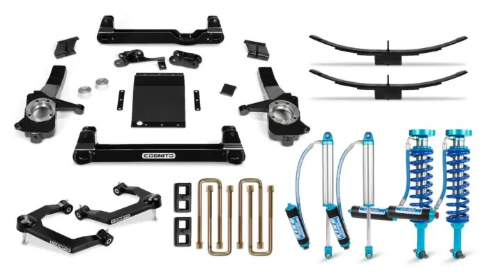 Cognito 6-Inch Elite Lift Kit with King 2.5 Remote Reservoir Shocks For 19-20 Silverado/Sierra 1500 2WD/ 4WD