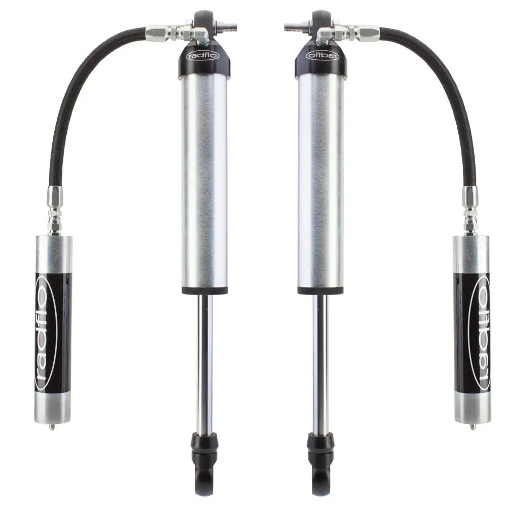 Radflo 2.0 Body 0-2" Rear Lift Reservoir Shocks for 2007-2018 Jeep Wrangler JK