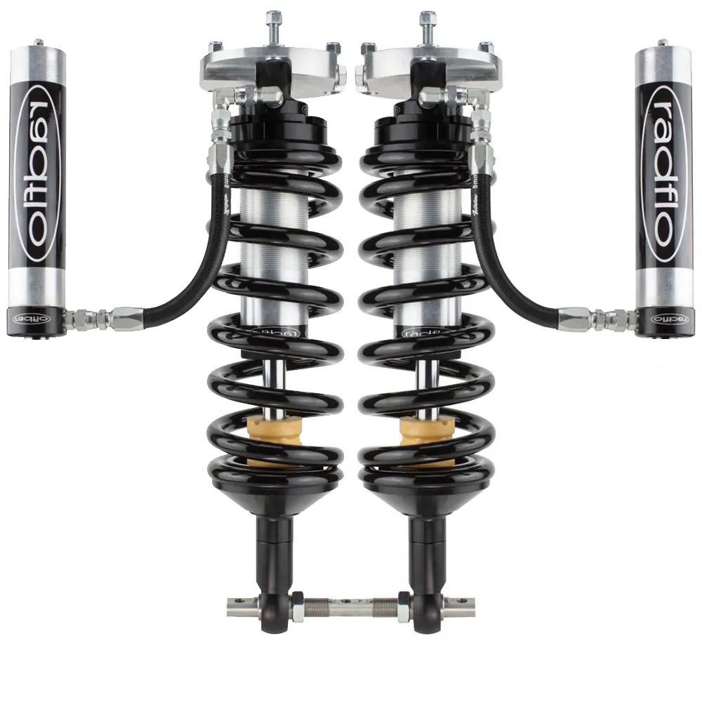 Radflo 2.5 Body 0-2" Front Lift Reservoir Shocks for 2007-2020 Chevy Yukon/Tahoe 1500