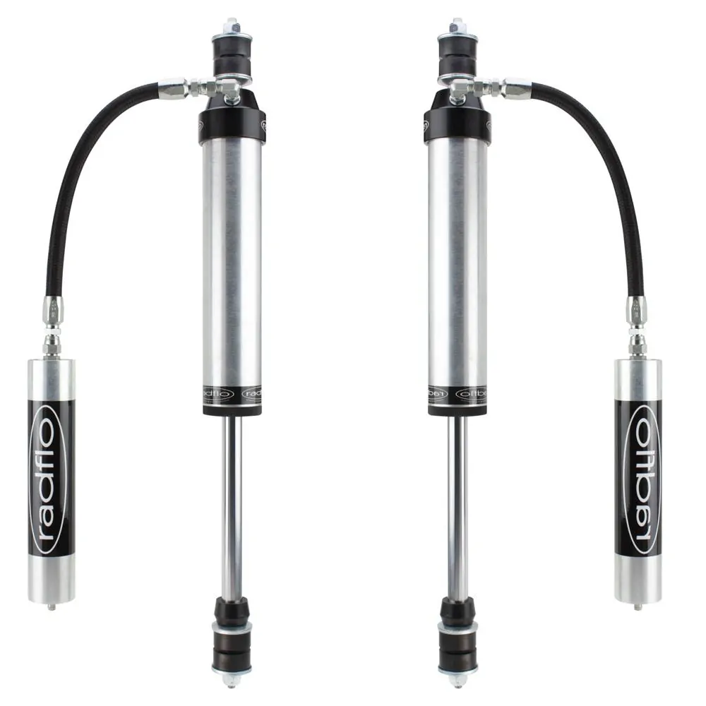 Radflo 2.5 Body 0-2" Front Lift Reservoir Shocks for 1993-1998 Land Rover Defender/Discovery