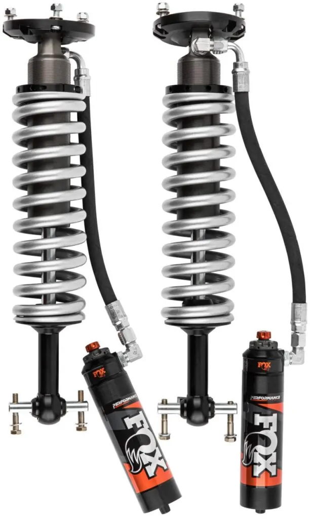 Fox Elite Series 2.5 0-2" Lift Reservoir Coilovers For Chevy Silverado 1500 2019-2020