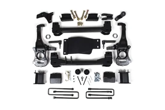 Zone Offroad 6" Radius Arm Lift Kit For 2017-2019 Ford F-250 SD 4WD Diesel (3-Leaf Rear Main Spring Pack)