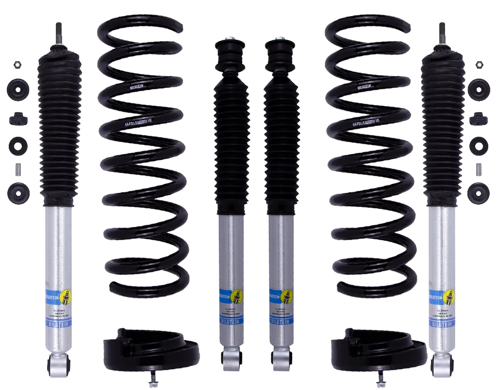 Bilstein B8 5112 2" Front and 5100 0-1" Rear Lift Shocks 2019-2022 RAM 2500 4WD Diesel