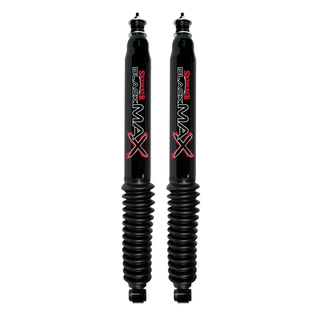 Skyjacker 1-3.5 Front Lift Black Max Shocks for 2007-2016 Jeep Wrangler 2Dr 4WD