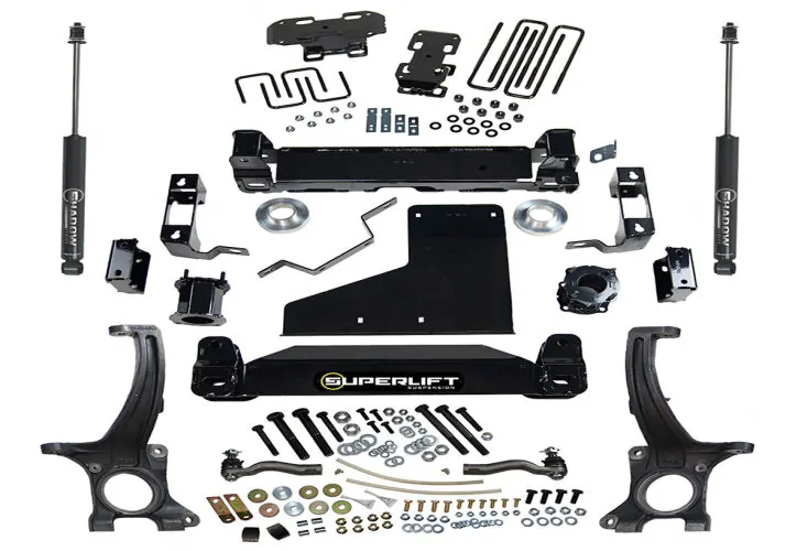 Superlift 4.5" Lift Kit w/ Shadow Rear Shocks For 2007-2021 Toyota Tundra