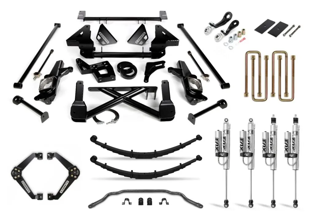 Cognito 10" Lift Kit w/ Fox PSRR 2.0 Shocks for 2001-10 Chevy Silverado 2500 2WD/4WD