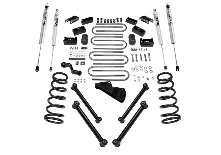 SuperLift 4" Lift Kit w/ FOX Shocks For 2011-2012 Ram 3500 4WD Diesel