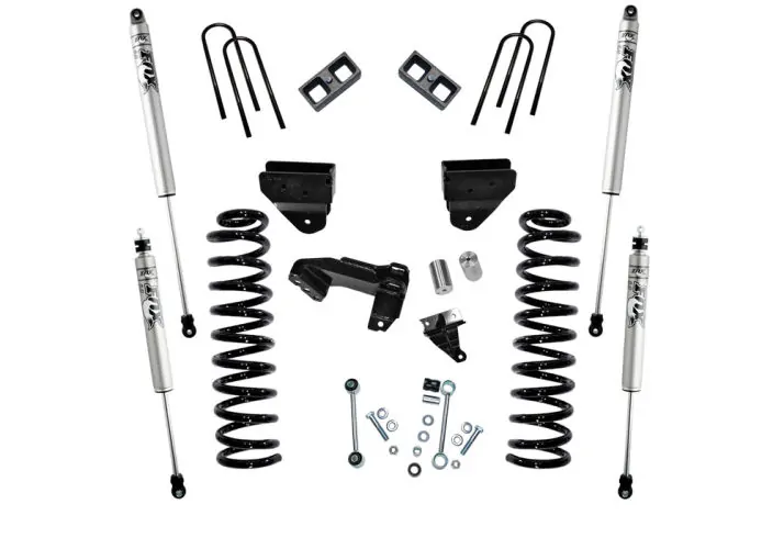 SuperLift 4" Lift Kit w/ FOX Shocks for 2008-2010 Ford F-250 4WD Diesel w/o 4Link Arms w/o Radius Arms