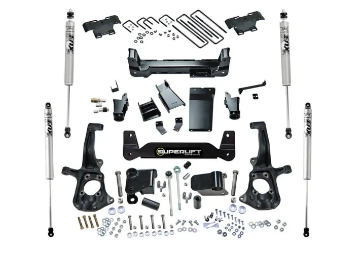 SuperLift 6" Lift Kit w/ FOX Shocks For 2011-2018 Chevy Silverado 2500HD 4WD