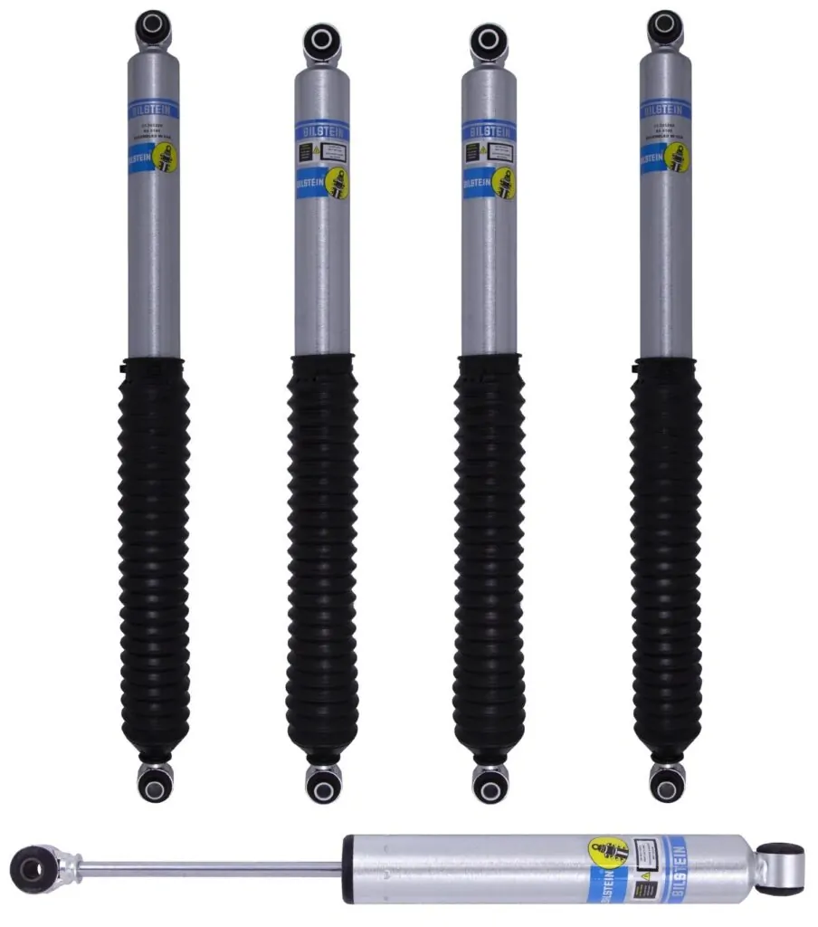 Bilstein B8 5100 2-3" Front, 1.5-2.5" Rear Shocks w/ Stabilizer For 2020-2021 Jeep Gladiator