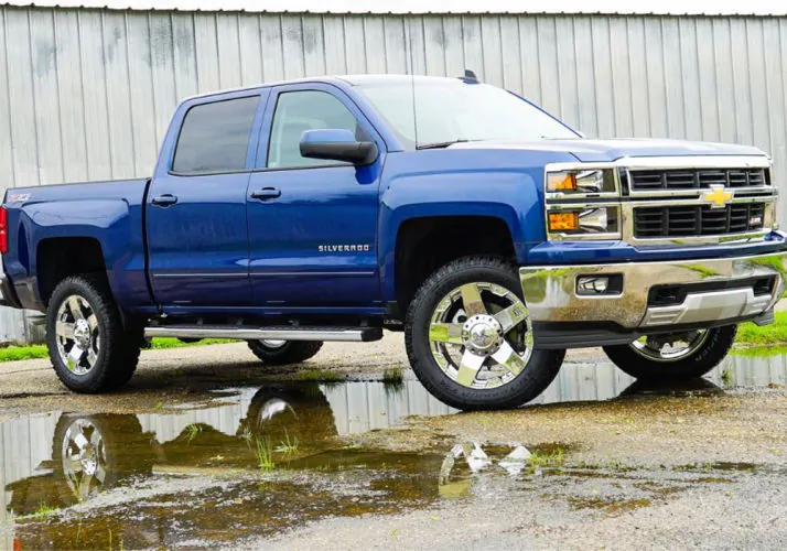 SuperLift 3.5" Lift Kit 2007-2016 Chevy Silverado and GMC Sierra 1500 4WD CAST Steel Arms Bilstein Rear Shocks