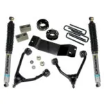 SuperLift 3.5" Lift Kit 2007-2016 Chevy Silverado and GMC Sierra 1500 4WD CAST Steel Arms Bilstein Rear Shocks