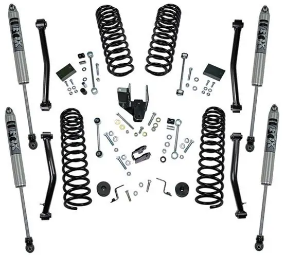 SuperLift 4" Dual Rate Coil Lift Kit 2018-2020 Jeep Wrangler Jl/Rubicon 2 Door FOX Shocks