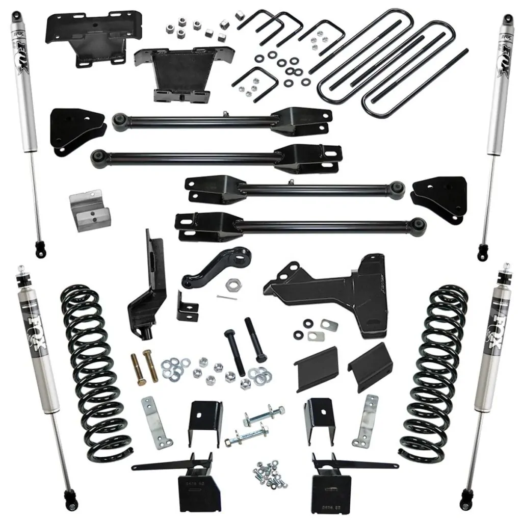 SuperLift 6" 4-LINK Kit 2017-2020 Ford F-250 F-350 Super Duty 4WD Diesel FOX Shocks