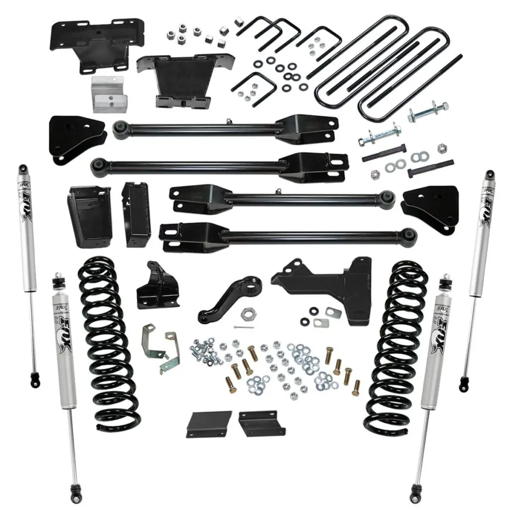 SuperLift 6" Lift Kit 2011-2016 Ford F-250 F-350 Super Duty 4WD Diesel 4-Link Conversion FOX Shocks