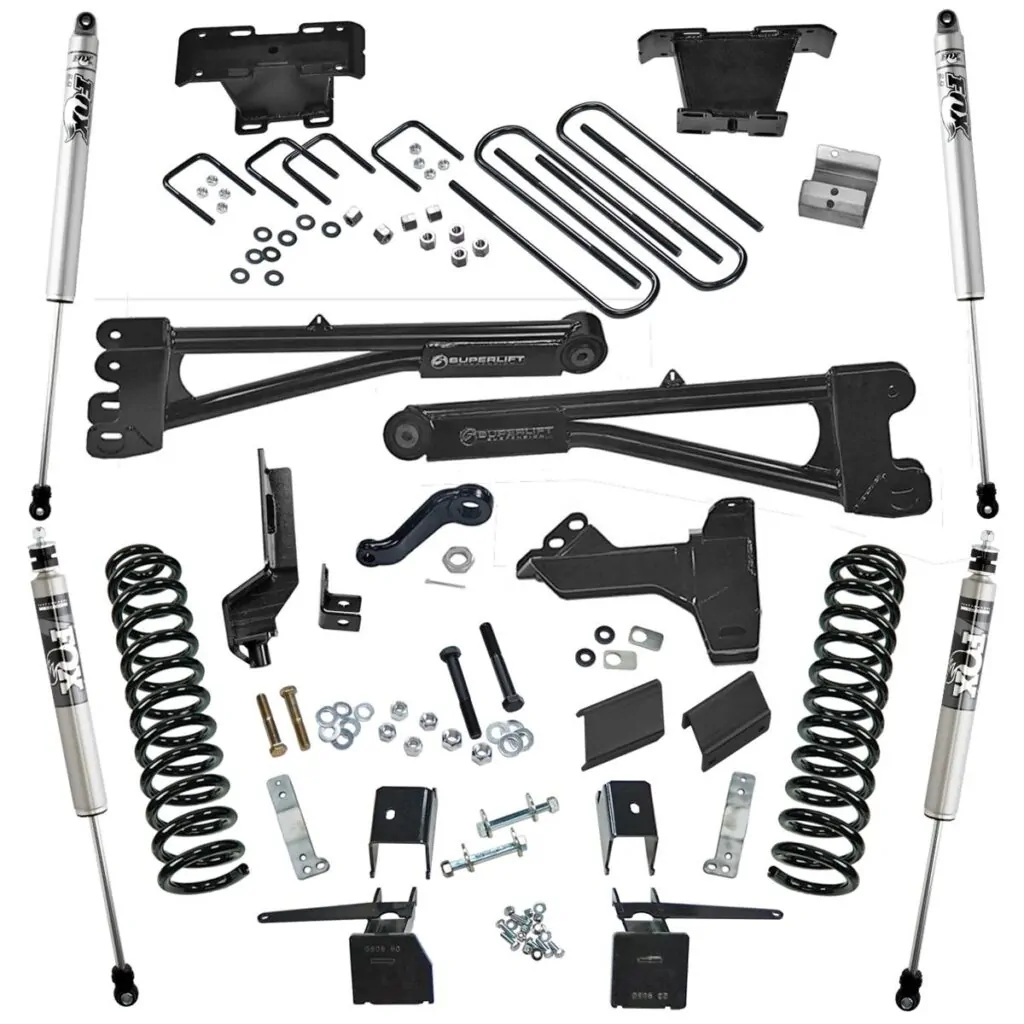 SuperLift 6" Radius Arm Lift Kit 2017-2020 Ford F-250 F-350 Super Duty Diesel 4WD FOX Shocks