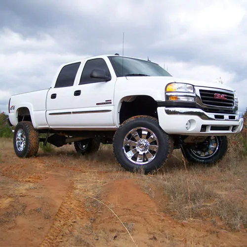 SuperLift 6" Lift Kit 2001-2010 Chevy Silverado GMC Sierra 2500HD/3500 4WD Knuckle Kit Bilstein Shocks