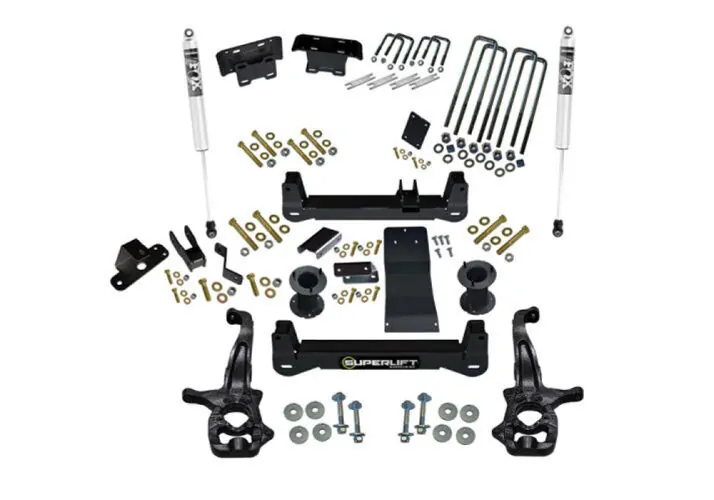 SuperLift 6" Lift Kit 2019-2021 Chevrolet Silverado GMC Sierra Trail Boss 1500 4WD FOX Shocks