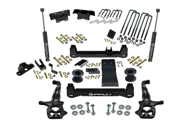 SuperLift 6" Lift Kit 2019-2021 Chevy Silverado GMC Sierra 1500 Trail Boss New Body 4WD