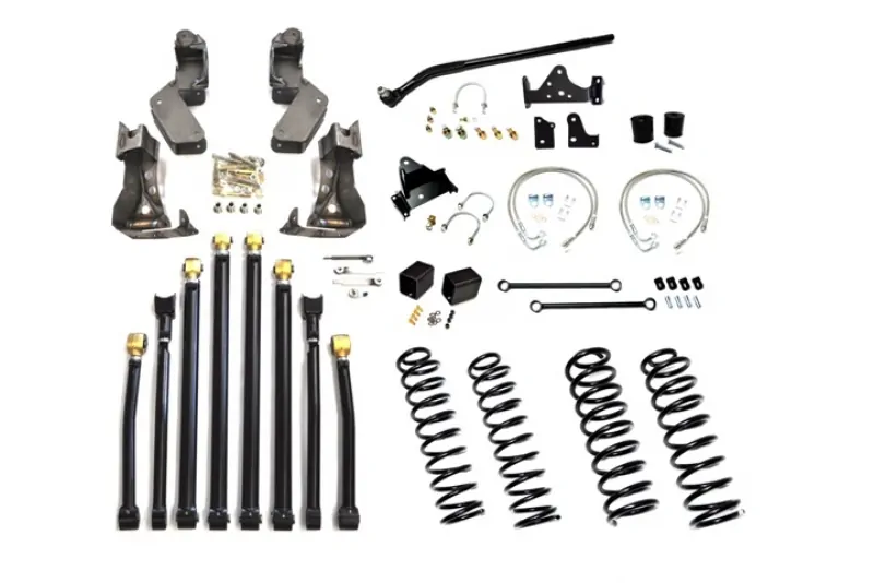 Jeep JK Double D Bolt On Long Arm Kit 35 Inch Tire Package No Shocks 07-18 Wrangler JK EVO Manufacturing