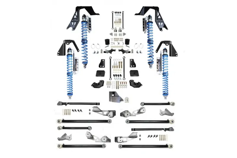 Jeep JL Unlimited High Clearance PRO Long Arm NV2514 18-Pres Wrangler JL 4 Door w/ Compression Adjusters Black EVO Manufacturing