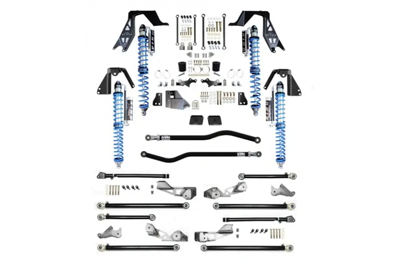 JLU Diesel High Clearance PRO Long Arm NV2514 w/ Compression Adjusters Plus Black EVO Manufacturing