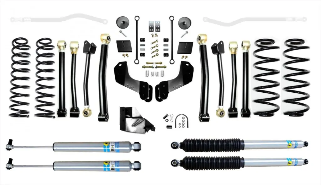 Jeep Wrangler JLU 2.5 Inch High Clearance Long Arm w/ Bilstein Shocks EVO Manufacturing