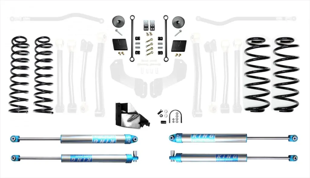 Jeep Wrangler JLU Diesel 2.5 Inch High Clearance Long Arm w/EVO SPEC King 2.0 Inch Shocks EVO Manufacturing