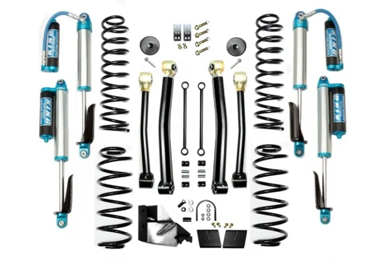 Jeep JL 4.5 Inch Lift Kit 18-Pres Wrangler JL Enforcer Lift Stage 3 with EVO SPEC King 2.5 Shocks EVO Mfg