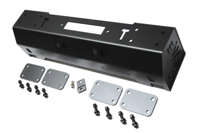 1/4 Pounder Front Bumper for Jeep Wrangler JK JL Gladiator JT Black EVO Mfg