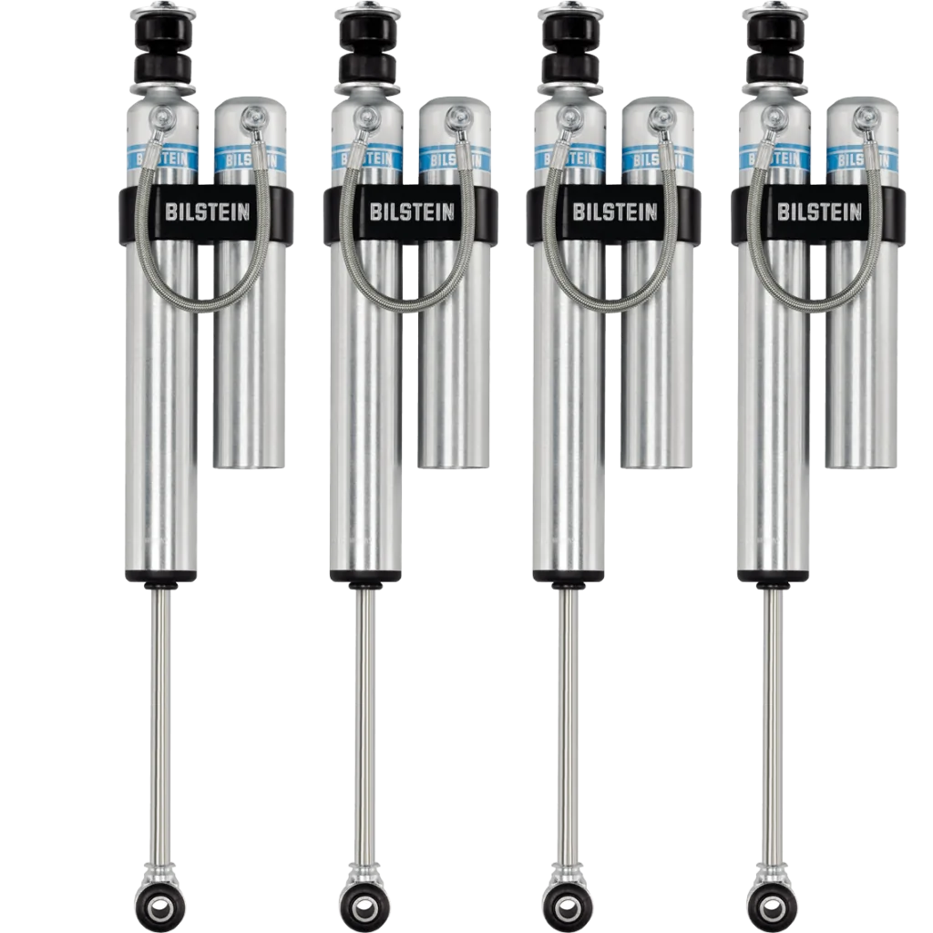 Bilstein B8 5160 Remote Reservoir 3-4.5" Front, 1.5-2.5" Rear Lift Shocks for 2020-2021 Jeep Gladiator JT