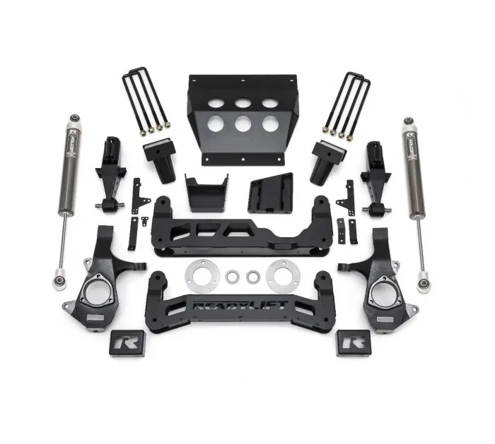 ReadyLift 7 Lift Kit W- Aluminum Suspension with Falcon 1.1 Monotube Shocks for 2014-2016.5 Chevy-GM Silverado Sierra 1500 44-34700