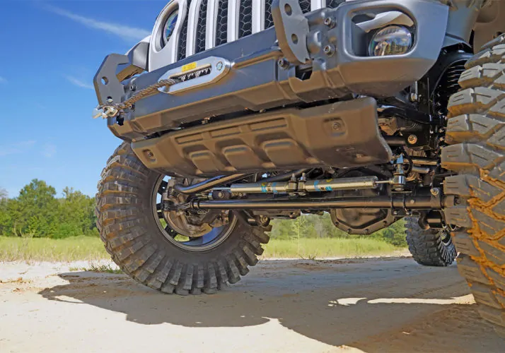 SuperLift Front Track Bar Brace Bracket Kit for 2018-2022 Wrangler JL 20-22 Gladiator - installed