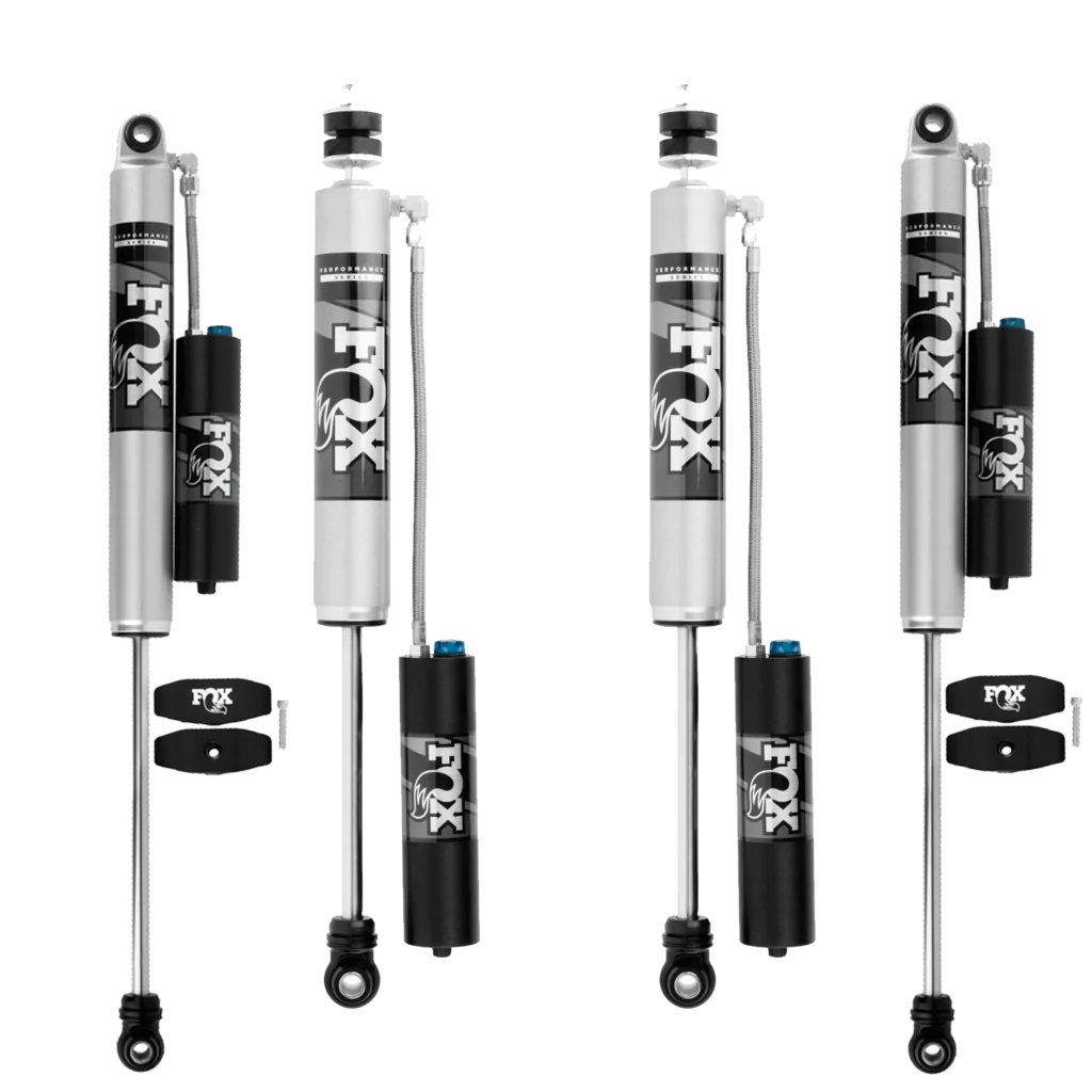 FOX 2.0 Performance 0-1.5" Lift Reservoir Adjuster Front Rear Shocks for 2017-2022 Ford F-250 F-350 4WD