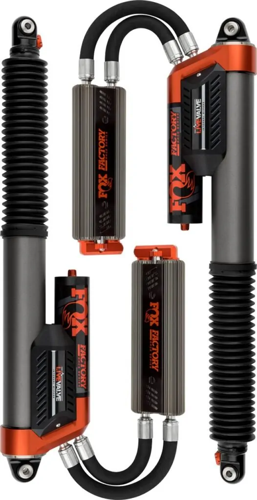 Fox Factory Race Series 0-1 Rear Lift Shocks for 2019-2020 Ford F-150 Raptor 2WD-4WD with 3.0 Live Valve Internal Bypass Piggyback Compression Adjustable