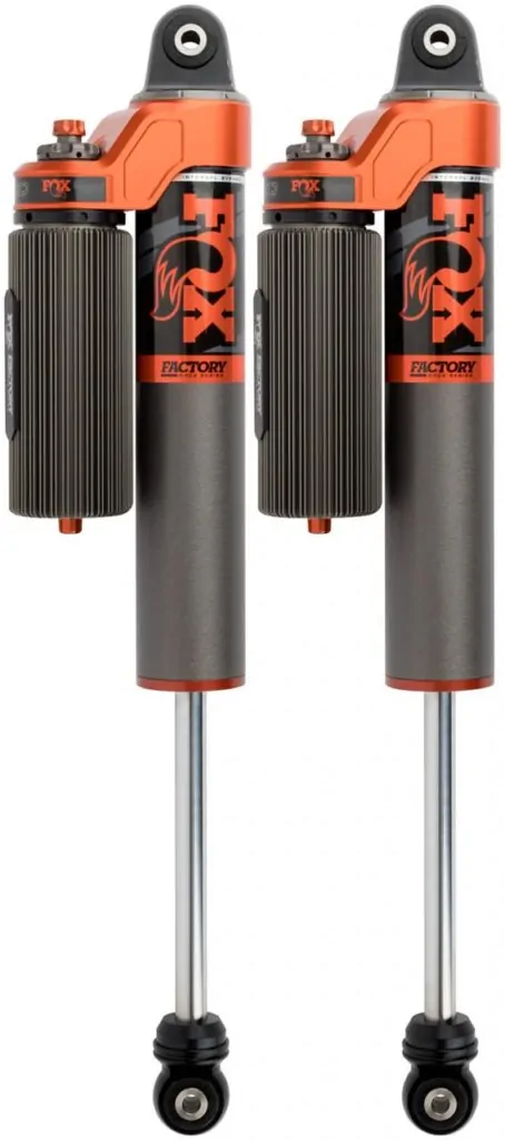 Fox Factory Race Series 2-3 Rear Lift Shocks for 2020-2022 Jeep Gladiator JT 2WD-4WD with 3.0 Internal Bypass Piggyback Compression Adjustable 883-26-058