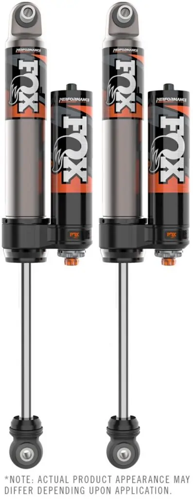 Fox Perf Elite Series 3.5-4 Rear Lift Shocks for 2020-2022 Jeep Gladiator 2WD-4WD with 2.5 Reservoir Compression Adjustable