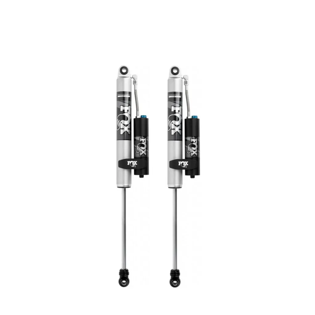 Fox 2.0 Perf Series 0-2.5 Rear Lift Shocks for 1988-2019 Nissan Patrol Y61 2WD-4WD with Smooth Body Reservoir Compression Adjustable