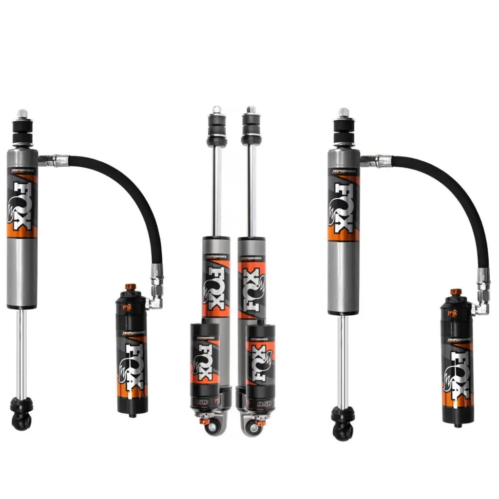 Fox 2.5 Perf Elite Series 2-3.5 Front and Rear Lift Shocks for 2014-2022 Ram 2500 4wd