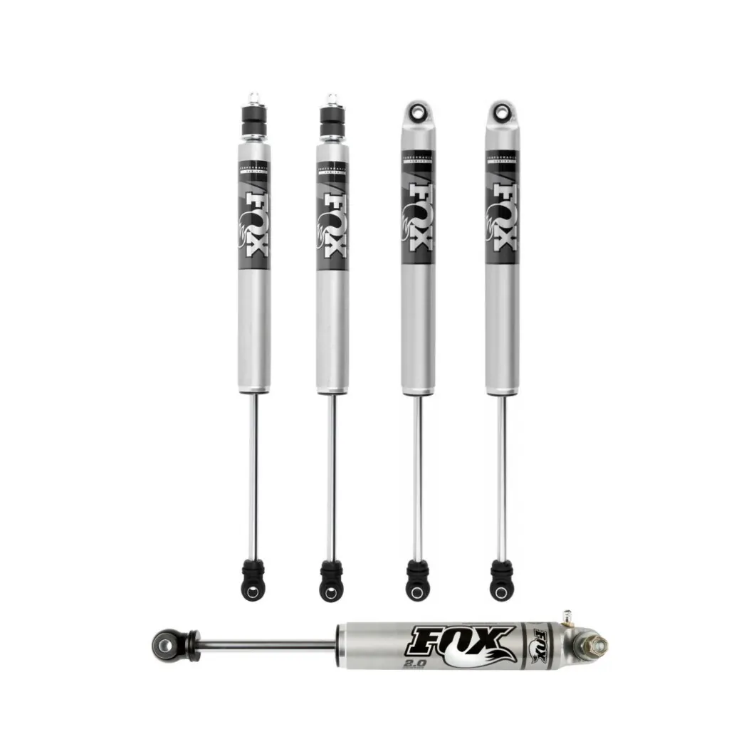 FOX 2.0 Performance IFP 0-1.5 Lift Shocks with Steering Stabilizer for 2005-2007 Ford F350 4WD