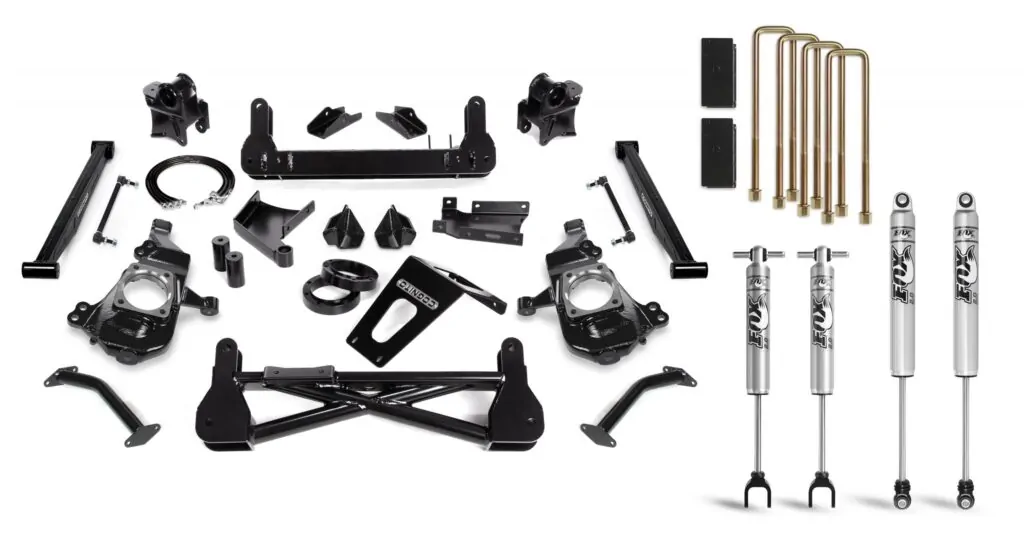 Cognito 7" Standard Lift Kit with Fox PSMT 2.0 Shocks For 20-22 Silverado/Sierra 2500/3500 2WD/4WD