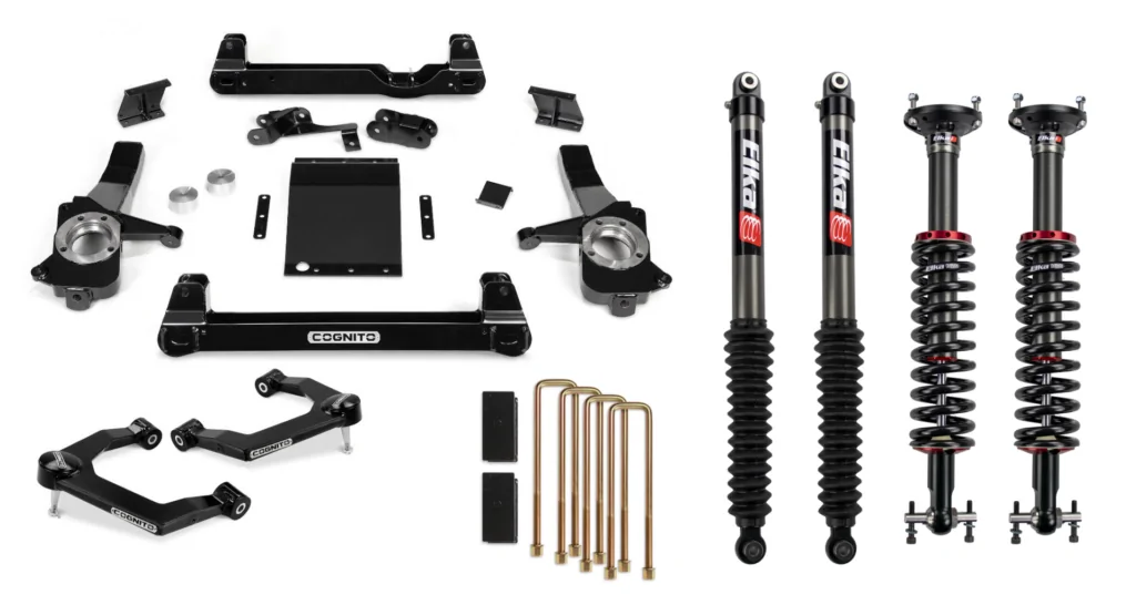 Cognito 6" Performance Lift Kit with Elka 2.0 IFP Shocks For 19-22 Silverado/Sierra 1500 2WD/ 4WD