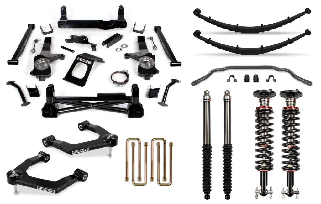 Cognito 8" Performance Lift Kit with Elka 2.0 IFP Shocks for 19-22 Silverado/Sierra 1500 2WD/ 4WD