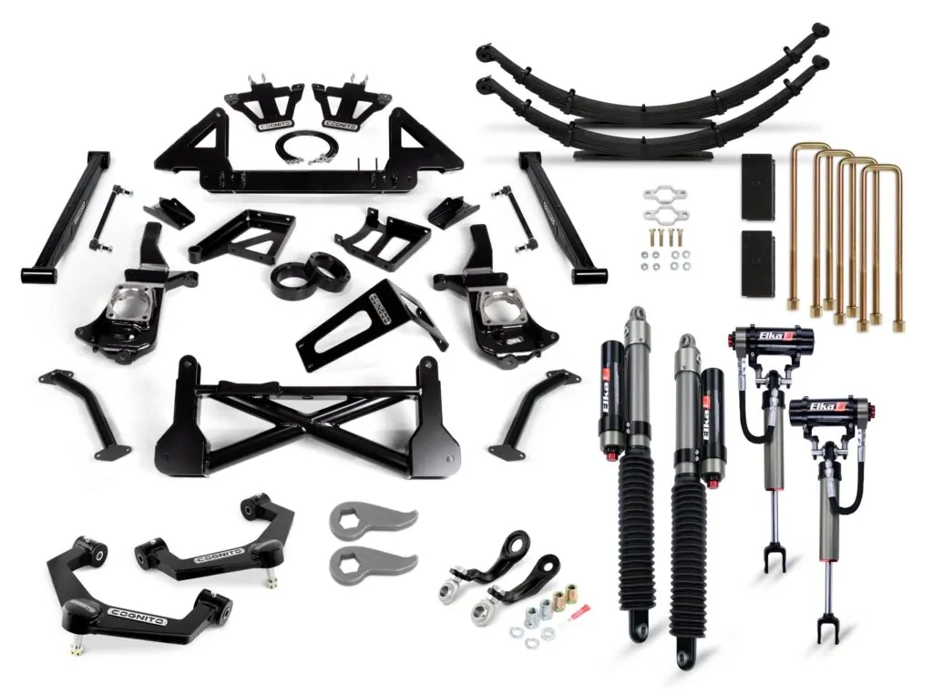 Cognito 12" Elite Lift Kit with Elka 2.5 Reservoir Shocks For 20-22 Silverado/Sierra 2500/3500 2WD/4WD